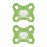Mam Comfort Ορθοδοντική Πιπίλα Όλο Σιλικόνη Κωδ 126S από 0 Έως 2 Μηνών 2 Τεμάχια