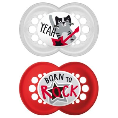 Mam Rock'n Roll Ορθοδοντική Πιπίλα Σιλικόνης Κωδ 271S από 16+ Μηνών 2 Τεμάχια
