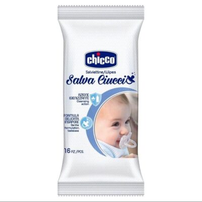 Chicco Wipes Μαντηλάκια Αποστείρωσης Μίας Χρήσης 16τμχ