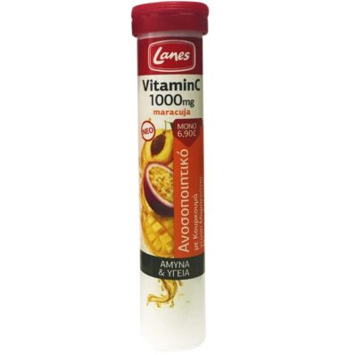 Lanes Vitamin C + Maracuja 1000mg 20 Effer.Tabs