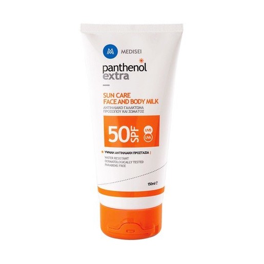 Panthenol Extra Sun Care Face & Body Milk SPF50 Αντιηλιακό Γαλάκτωμα Προσώπου & Σώματος 150ml