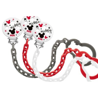 Nuk Disney Mickey Αλυσίδα Πιπίλας 0-36 Μηνών 1τμχ