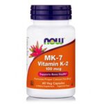 Now Foods MK-7 Vitamin K2 100 mcg Συμπλήρωμα Διατροφής Έντονης Αντιοξειδωτικής Δράσης για την Καλή Καρδιαγγειακή Υγεία 60 vcaps