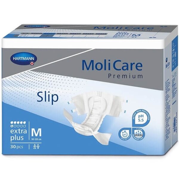 Hartmann MoliCare Premium Extra Plus 90-120cm Medium Πάνες Για Βαριά Και Οξύτατη Ακράτεια Ούρων Και Κοπράνων 30 τμχ