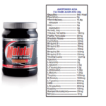 Anderson Molotov Pumped Pre-Workout Μείγμα Συστατικών Που Ενεργούν Συνεργικά Για Να Δώσουν Δύναμη Και Ενέργεια 600g