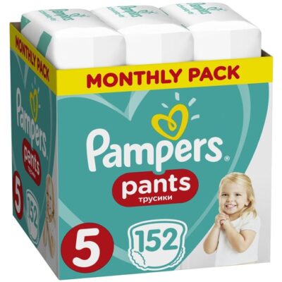 Pampers Pants Monthly Pack No5 (12-17kg) 152 πάνες