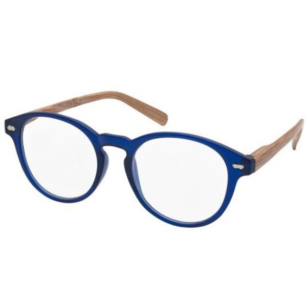 Eyelead Γυαλιά Διαβάσματος Unisex Μπλε με Ξύλινο Βραχίονα Ε185