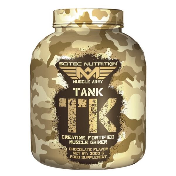 Scitec Nutrition Muscle Army Tank Μυικό gainer εμπλουτισμένο με κρεατίνη 4000gr