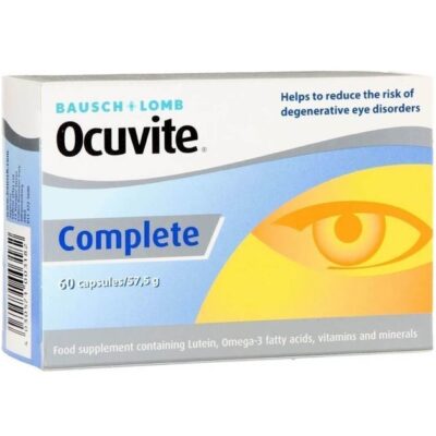 Bausch & Lomb Ocuvite Complete Συμπλήρωμα Διατροφής για την Διατήρηση της Φυσιολογικής Όρασης 60 Caps