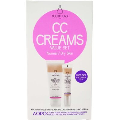 Youth Lab Value Set CC Complete Cream Spf30 Normal - Dry Skin 50ml & Δώρο CC Complete Eye Cream 15ml