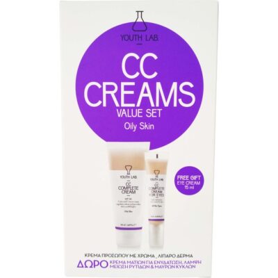 Youth Lab Value Set CC Complete Cream Spf30 Oily Skin 50ml & Δώρο Eye Cream 15ml