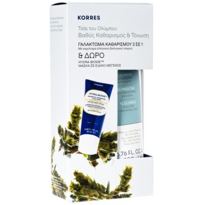 Korres Πακέτο Προσφοράς Olympus Tea 3 In 1 Cleansing Emulsion 200ml & Δώρο Hydra-Biome Superdose Μάσκα Προβιοτικών 20ml
