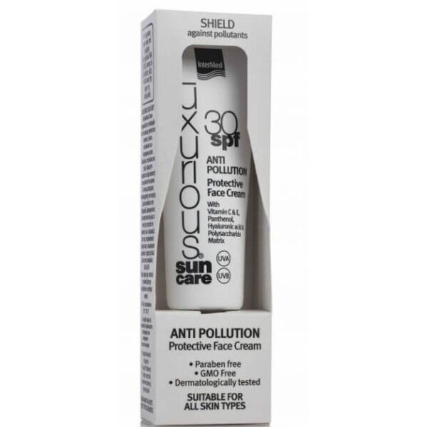 Luxurious Suncare Anti-Pollution Protective Face Cream Spf30 Αντηλιακή Προστατευτική Κρέμα Ενάντια των Ατμοσφαιρικών Ρύπων 50ml