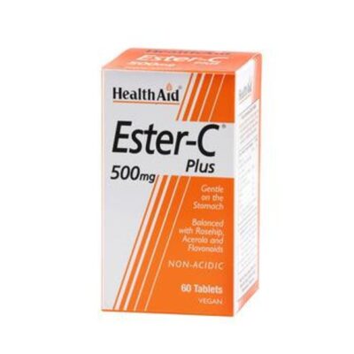 Health Aid Ester - C Plus 500mg With Bioflavonoids 60tabs