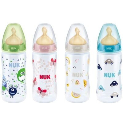 Nuk First Choice Plus Μπιμπερό Πολυπροπυλενίου (PP) με Θηλή Καουτσουκ 300ml