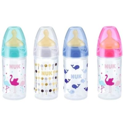 NUK New Classic Μπιμπερό Πολυπροπυλένιο Στενό Σχήμα με Θηλή Καουτσουκ 150ml