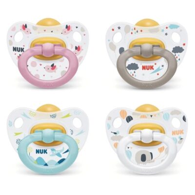Nuk Classic Happy Kids Πιπίλα Καουτσούκ 1 Τεμάχιο