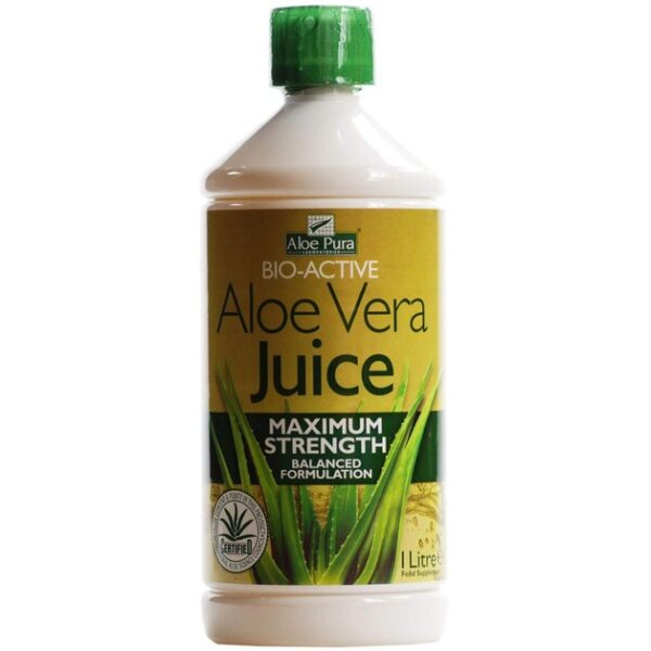 Optima Aloe Vera Juice Maximum Strength 100% Φυσικός Χυμός Αλόης 1L