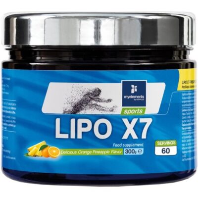 MyElements Sports Lipo x7 Συμπλήρωμα Διατροφής για Ενίσχυση του Μεταβολισμού & Αύξηση των Καύσεων 300gr