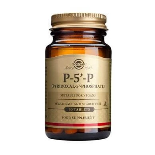 Solgar P-5-P (Pyridoxal-5-Phosphate) 50mg tablets