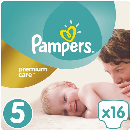 Pampers Premium Care No5 (11-18kg) 16 πάνες