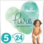 Pampers Pure Protection No5 (11+kg) 24 πάνες