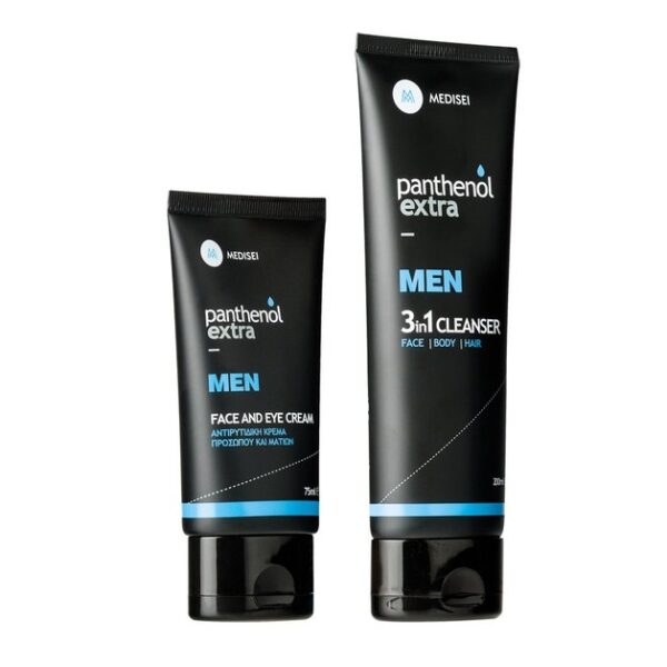 Medisei Panthenol Extra Promo Men Face & Eye Cream 75ml & Δώρο Men 3 in 1 Cleanser 200ml