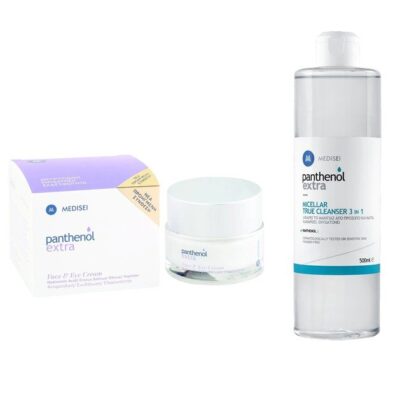 Medisei Panthenol Extra Promo Face & Eye Cream 50ml & Δώρο Micellar True Cleanser 3 in 1 500ml