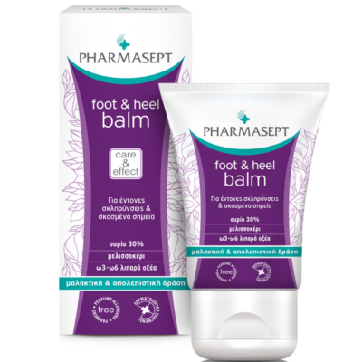Pharmasept Foot & Heel Balm Μαλακτική και Απολεπιστική Δράση για Έντονες Σκληρύνσεις & Σκασμένα Σημεία 50ml
