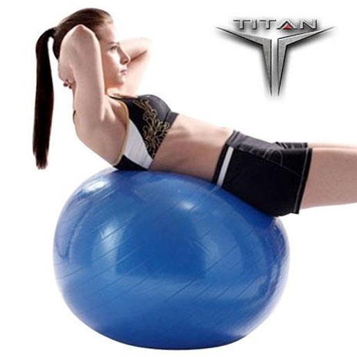 John's Titan Μπάλα Yoga-Pilates Φ σε Χρώμα Μπλε 75cm 1300gr