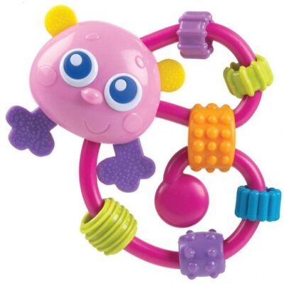 Playgro Curly Critter Παιδική Κουδουνίστρα Ποντικάκι 3m+ BPA Free