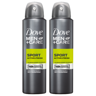 Dove Men Care Sport Active Fresh Αντιιδρωτικό με Ισχυρη Προστασία 1+1 Δώρο