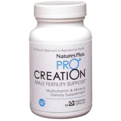 Nature's Plus Pro Creation Male Fertility Support Συμπλήρωμα Διατροφής που Βοηθά την Αύξηση Γονιμότητας των Ανδρών V. 60caps