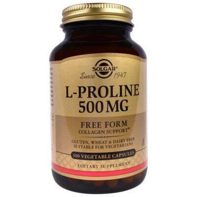 Solgar L-Proline 500mg 100 Veg.Caps