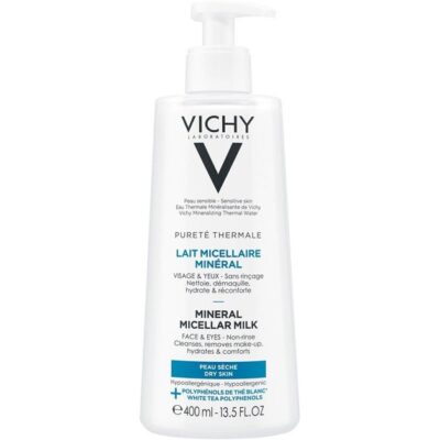 Vichy Purete Thermale Mineral Micellar Milk Γαλάκτωμα Micellaire για Πρόσωπο & Μάτια για Ξηρή Επιδερμίδα