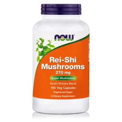 Now Foods Rei-Shi Mushrooms 270mg Συμπλήρωμα Διατροφής που Ενισχύει την Ομαλή Ανοσολογική Απόκριση του Οργανισμού 100 Caps