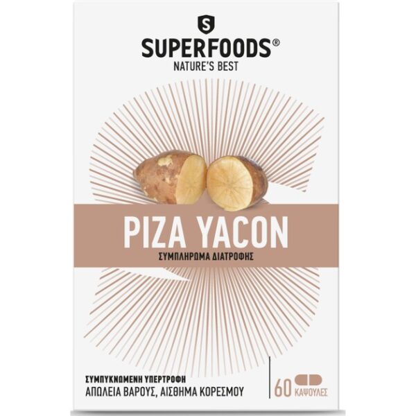 Superfoods Ρίζα Yacon 60 Κάψουλες