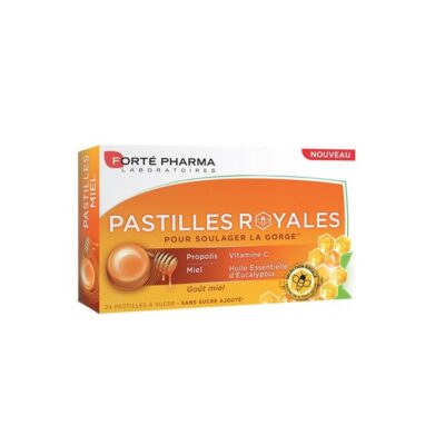 Forte Pharma Pastilles Royales Παστίλιες με Πρόπολη & Γέυση Μέλι για τον Πονόλαιμο