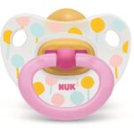 Nuk Classic Happy Kids Πιπίλα απο Καουτσούκ με Κρίκο 0-6 Μηνών 1τμχ
