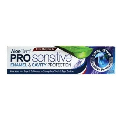 Optima AloeDent Pro Sensitive Enamel & Cavity Protection Οδοντόκρεμα με Φυσικά Άλατα Καλίου & Φθόριο 75ml