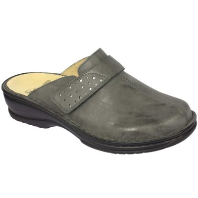 Scholl Shoes Genziana Γκρι Γυναικείες Ανατομικές Παντόφλες