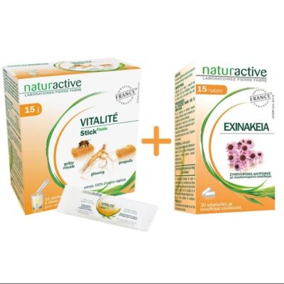 Naturactive Πακέτο Προσφοράς Vitalite Φυσικό Συμπλήρωμα για Ενίσχυση του Ανοσοποιητικού 15sachets & Δώρο Echinachea 30caps