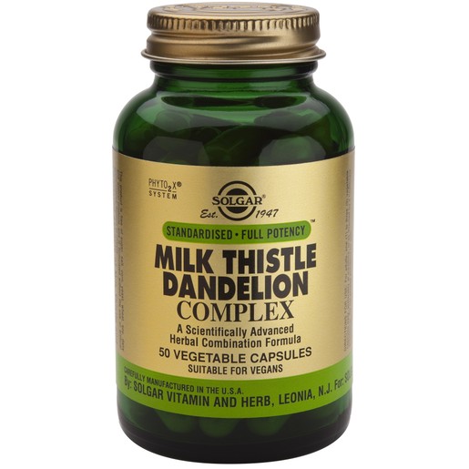 Solgar Sfp Milk Thistle / Dandelion Complex 50 veg.caps