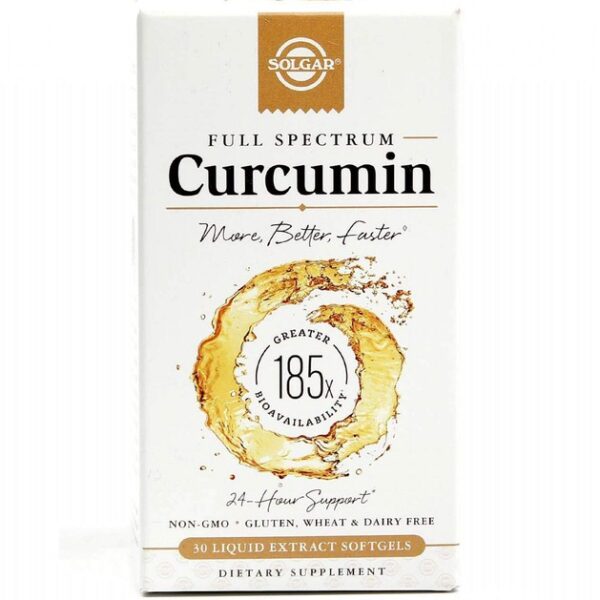Solgar Full Spectrum Curcumin 30 softgels