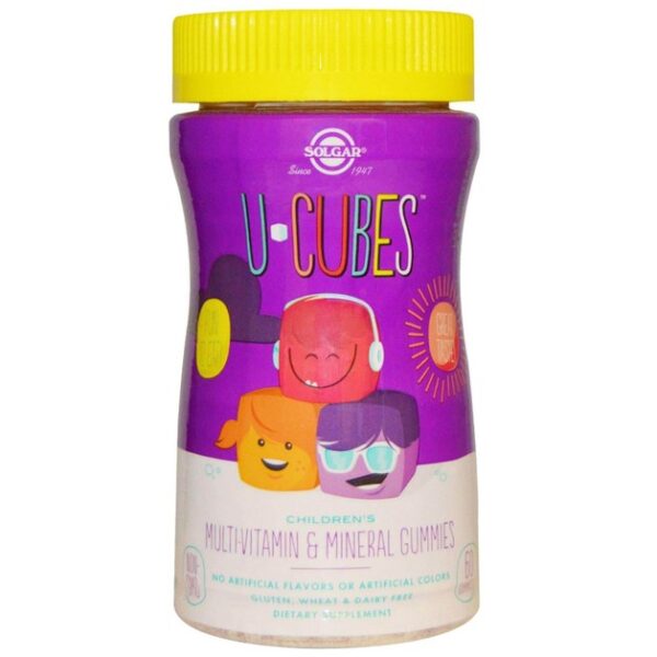 Solgar U Cubes Children's MultiVitamin & Mineral 60 gummies