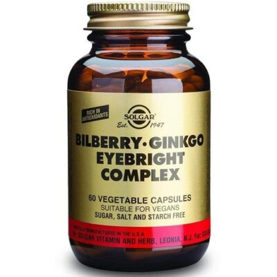Solgar Bilberry Ginkgo Eyebright Complex 60 veg.caps