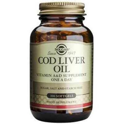 Solgar Norwegian Cod Liver Oil 100 softgels