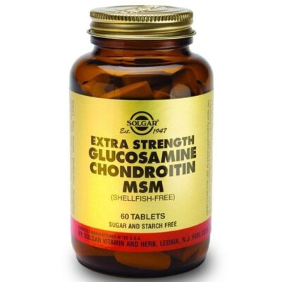 Solgar Extra Strength Glucosamine Chondroitin MSM 60 tabs
