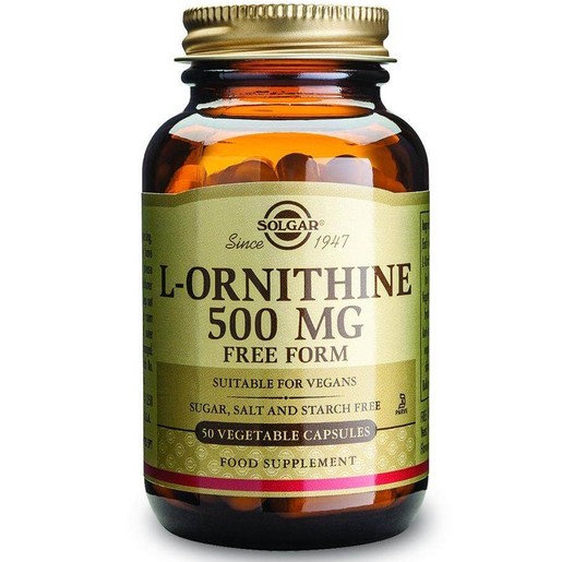 Solgar L-Ornithine 500mg 50 Veg.Caps
