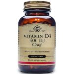 Solgar Vitamin D3 400iu 100 softgels